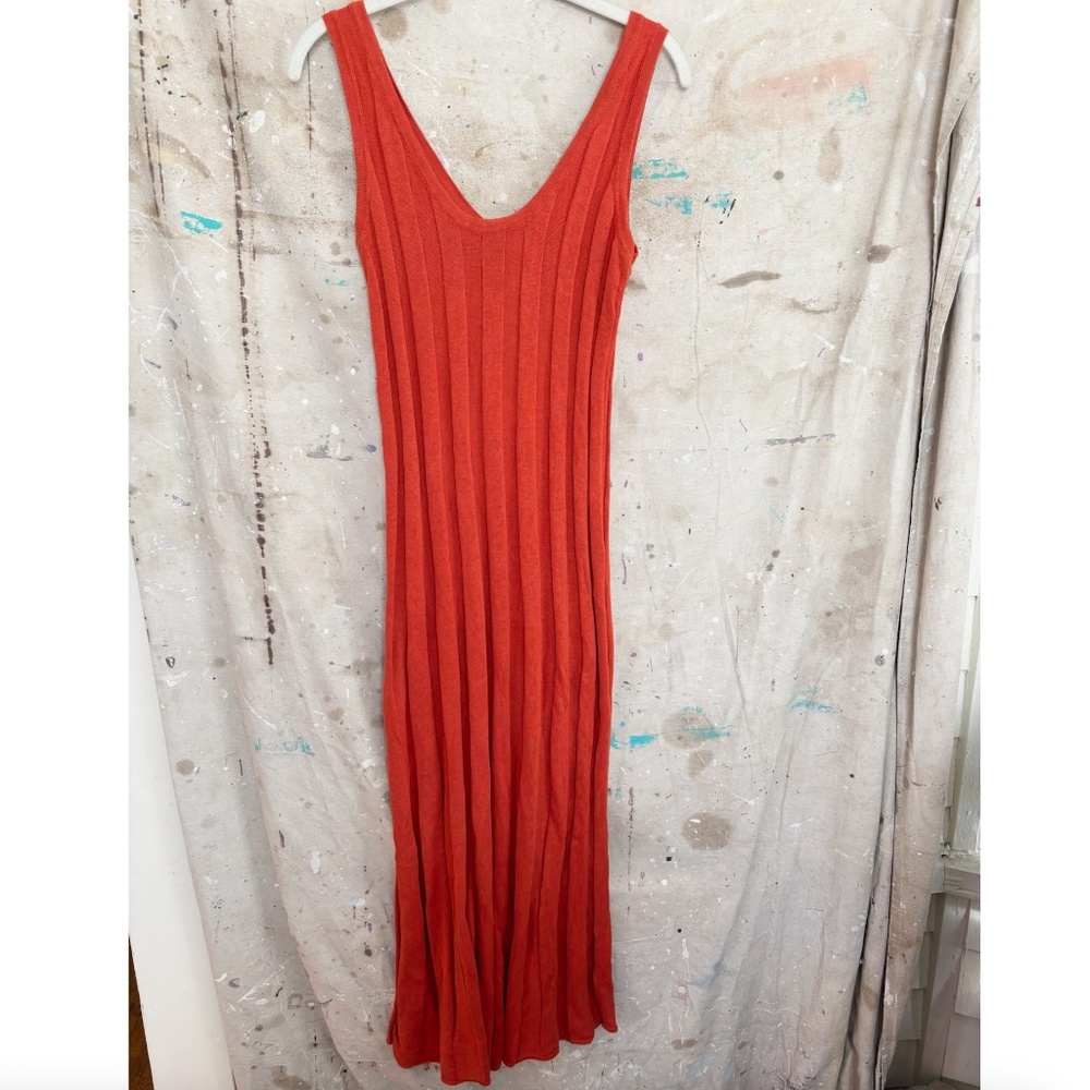 Modern Citizen Anina Reversible Wide Rib Dress Linen Cotton - Picture 5 of 7